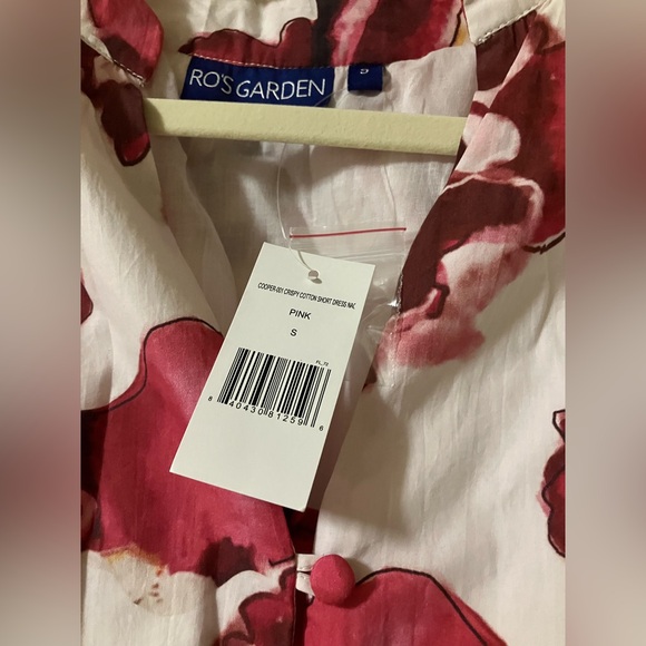 Ro's Garden CC Cooper Floral Cotton Minidress Size Small - Picture 8 of 9